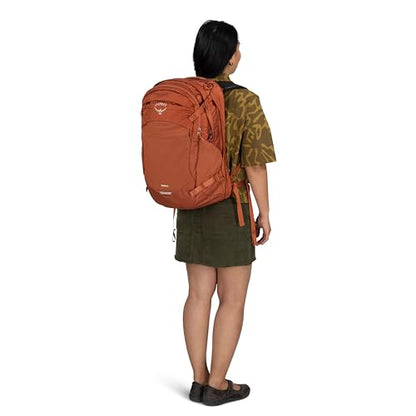 Osprey Nebula Commuter Backpack - Everyday Bag with Laptop Sleeve and Bottle Pockets, Sandy Grey/Olive Tan Heather - color: Sandy Grey-olive Tan Heather