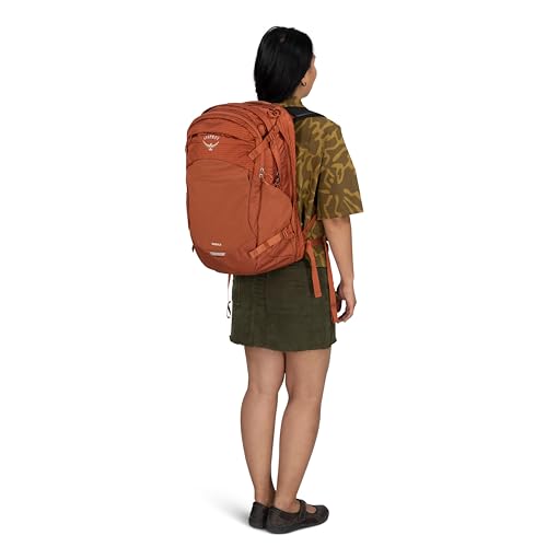 Osprey Nebula Commuter Backpack - Everyday Bag with Laptop Sleeve and Bottle Pockets, Moss Green/Earl Grey Heather - color: Moss Green-earl Grey Heather