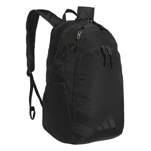 adidas Defender 5 Backpack for Sports, Gym, School and Travel, 33L, Black/Black, OSFA - color: Black/Black