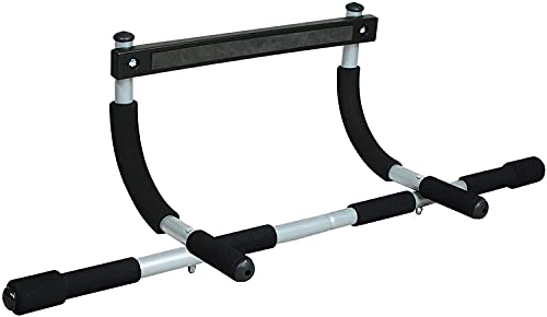 Iron Gym Pull-Up Bar - Total Upper Body Workout Bar for Doorway, Adjustable Width Locking, No Screws Portable Door Frame Horizontal Chin-up Bar, Fitness Exercise - style: Iron Gym Total Upper Body Workout Bar