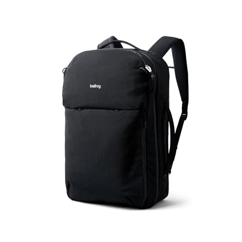 Bellroy Lite Travel Pack 30L (carry-on backpack, travel backpack for international travelers, with laptop pocket, interior packing cells and tuck-away shoulder straps) - Black - color: Black