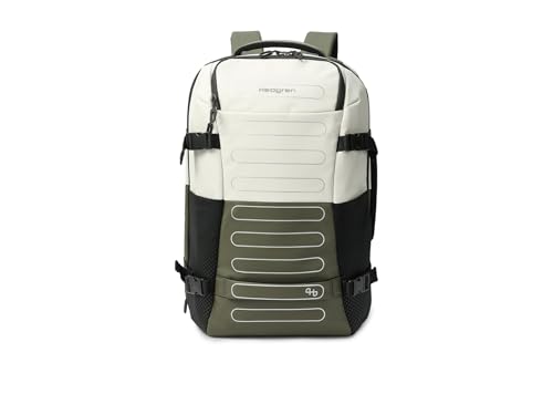 Hedgren Unisex Trip Large Travel Backpack Vaporous Grey/Olive One Size - color: Vaporous Grey/Olive