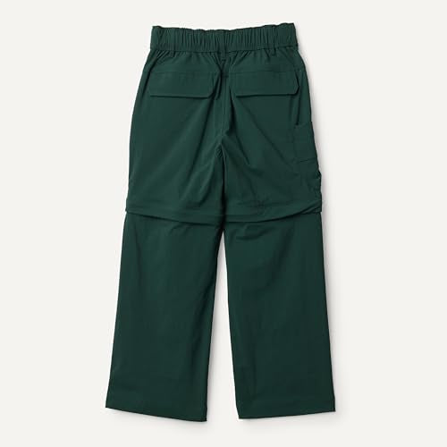 Amazon Essentials Active Boys' Water Repellent Regular Fit Active Hiking Outdoor Pants - color: Dark Green, size: Small