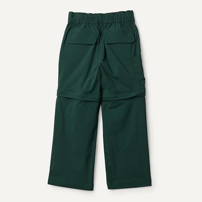 Amazon Essentials Active Boys' Water Repellent Regular Fit Active Hiking Outdoor Pants - color: Dark Green, size: Small