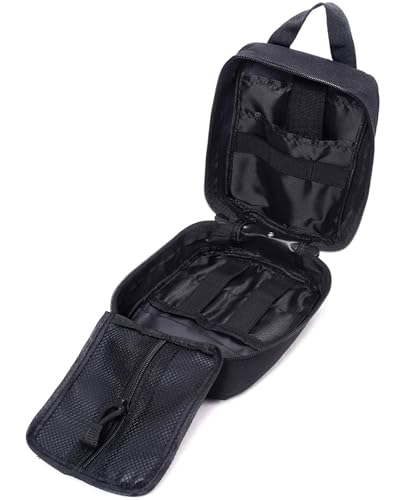 Molle First aid Kit Bag Empty ifak Medical Tactical Pouch for Camping Duty - color: Black