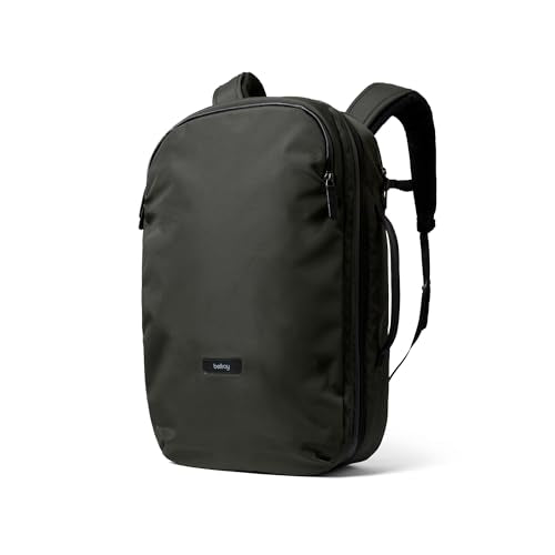 Bellroy Transit Travel Pack Pro (30–38 liter carry-on travel backpack, with laptop sleeve, RFID protection and zip bottle pocket) - Olive - color: Olive