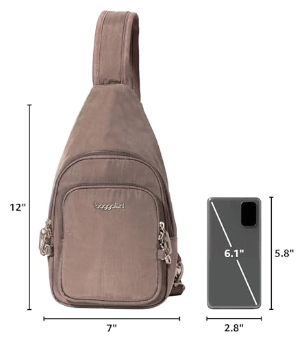Baggallini Securtex Anti-Theft Daytripper Sling - color: Portobello