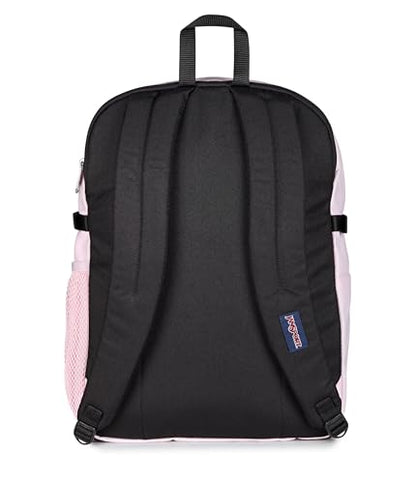 JanSport Main Campus Backpack - Travel or Work backpack w 15-Inch Laptop Sleeve and Dual Water Bottle Pockets, Pink Ice - color: Pink Ice