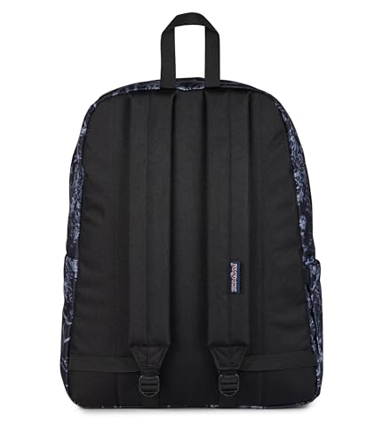 JanSport SuperBreak Plus Backpack with Padded 15-inch Laptop Sleeve and Integrated Bottle Pocket - Spacious and Durable Daypack for Work and Travel, Afflicted Black/Charcoal/Dk Grey - color: Afflicted Black/Charcoal/Dk Grey