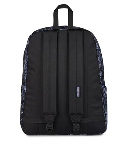 JanSport SuperBreak Plus Backpack with Padded 15-inch Laptop Sleeve and Integrated Bottle Pocket - Spacious and Durable Daypack for Work and Travel, Afflicted Black/Charcoal/Dk Grey - color: Afflicted Black/Charcoal/Dk Grey
