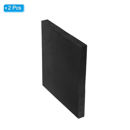 PATIKIL Rubber Anti-Vibration Pads, 2 Pcs Square Vibration Isolation Mats 8" x 8" x 0.8" for HVAC Air Conditioner Air Compressor Washer Dryer, Black - size: 8" x 8" x 0.8"