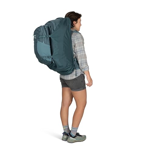 Osprey Fairview 70L Women's Travel Backpack - Large Adjustable Travel Bag with Detachable Daypack, Black - color: Black, style: 70l
