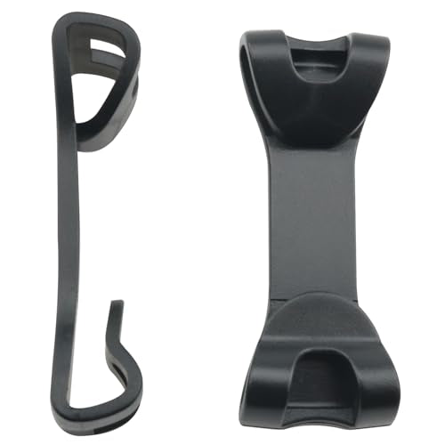 4PCS Drawstring Double Head Hook Buckles Backpack Retaining Chest Clip Sternum Strap Quick Release Plastic Buckle Sports Bag Backpack Rope Buckle Black