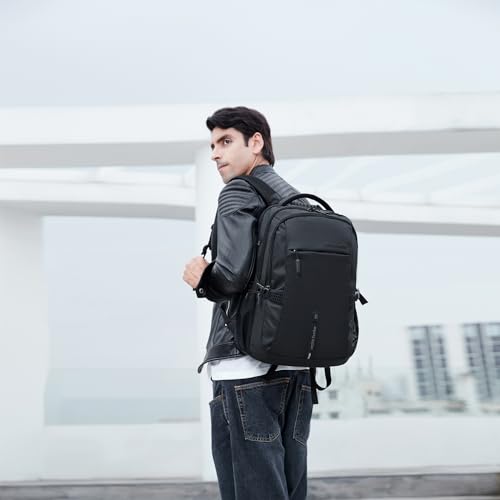 ARCTIC HUNTER AH Business Laptop Backpack for Men Work Commuting, 30L Large Travel Carry On Backpack Flight Approved for Airplane, Professional College Backpacks Casual Daypack Black - color: Black