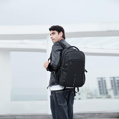 ARCTIC HUNTER AH Business Laptop Backpack for Men Work Commuting, 30L Large Travel Carry On Backpack Flight Approved for Airplane, Professional College Backpacks Casual Daypack Black - color: Black