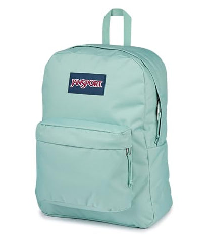 JanSport SuperBreak One Backpack - Durable, Lightweight Bag with 1 Main Compartment, Front Utility Pocket with Built-in Organizer, Premium Backpack, Faded Sage - color: Faded Sage