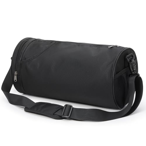 Small Sports Gym Bag Workout Lightweight Mini Duffel Bags for Men Women,Daily Bag,Medium(Black) - color: Black, size: Medium