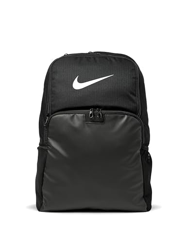 Nike Unisex Adult Gameday Brasilia 9.5 Training Backpack (24L or 30L) | Mens and Womens - color: Black/Black/White, size: X-Large