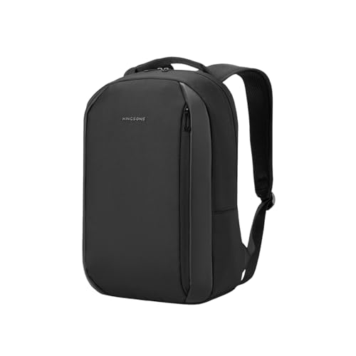Kingsons 15.6 Inch Laptop Compartment Backpack for Men,Waterproof Slim Durable Business Backpack for Work，Travel (KS25458-Black-US-1) - color: Ks25458-black-us-1