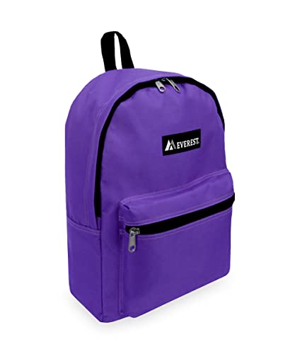 Everest 1045K Basic Backpack, 15", Dark Purple - color: Dark Purple