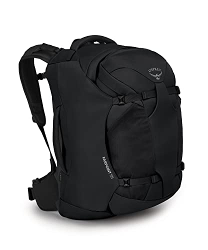 Osprey Farpoint 55L Men's Travel Backpack, Black - color: Black, size: 55L