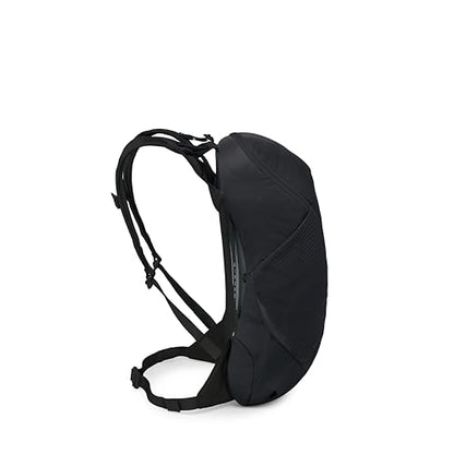 Osprey Hikelite LT 16L Hiking Backpack - Lightweight Travel Daypack with Rain Cover for Men and Women, Black - color: Black, style: 16l
