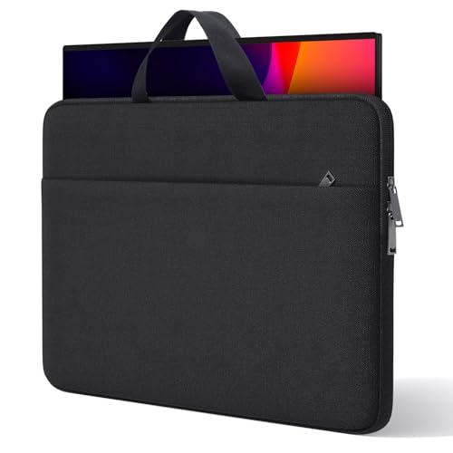 Portable Monitor Case, 15.6-16.1 inch Monitor Sleeve Carrying Bag Compatible with MNN KYY Innoview ASUS Zenscreen 15.6" 16" Portable Display Monitors - size: 15.6-16.1 Inch