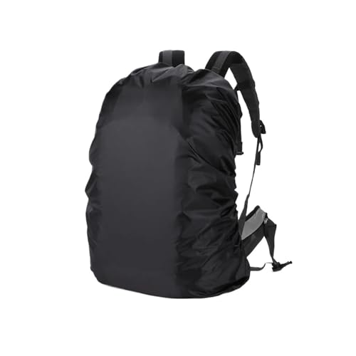 Backpack Rain Cover 20-80L Lightweight Nylon Water Resistant Waterproof Backpack Outdoor Camping Hiking Travel Cycling Rain Cover Dust - color: Black 20L