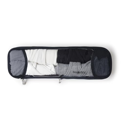 Baggallini Long Compression Cube - Lightweight Compression Packing Cube for Travel - color: French Navy
