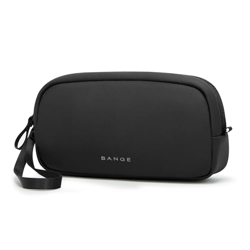 BANGE Travel Organizer Case, Water Resistant Electronics Travel Bag Organizer for Cable, Tech Pouch Accessories Carry Storage for Cord, Phone, Cables, USB Flash Drive, Daily Items - color: black, size: S