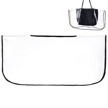 PH PandaHall EVA Handbag Rain Cover, 27.5"x13.6" Handbag Protector Waterproof Rain Slicker Dustproof Bag Raincoat Protective Case Shield for Handbags Shopping Bags Weather Protection Clothing Storage - size: 27.5x13.6 inch
