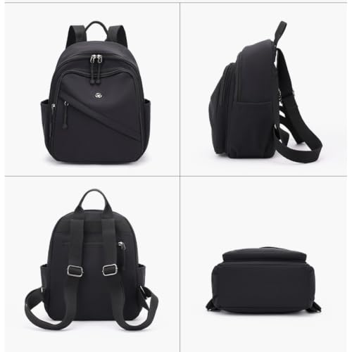 YANAER Mini Backpack Purse for Women Small Nylon Cute Light Weight Fashion Daypack for Work Travel Daily Backpack (Gerypurple) - color: Gerypurple