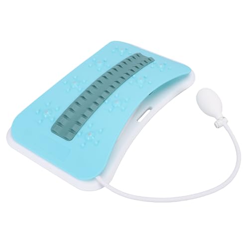 Adjustable Arch Lumbar Back Cracker Board Stretcher for Lower Back Pain Relief Home Gym Office Portable Lightweight