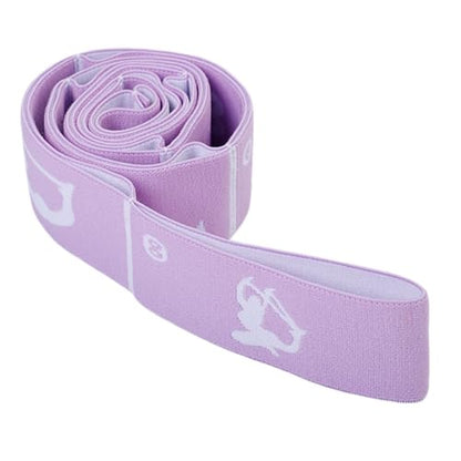 Adjustable Stretch Strap for Kids, 8-Loop Elastic Resistance Band for Children Gymnastics, Ballet Dance, Yoga, Stuff，Pilates & Flexibility Training, Home Exercise Equipment for Girls - color: Purple