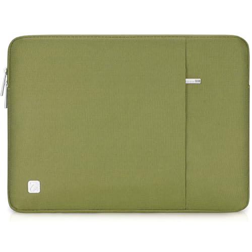 NIDOO 13 Inch Laptop Sleeve 14 inch Computer Carrying Case Bag for 14" MacBook Pro M4 M3/13.5" Surface Laptop 5 6 7/14" ThinkPad E14 L14 / ThinkPad X1 Carbon Yoga/14 ASUS ROG Zephyrus G14, Green - color: Green, size: 12.5-13 Inch / 2017 New MacBook Pro