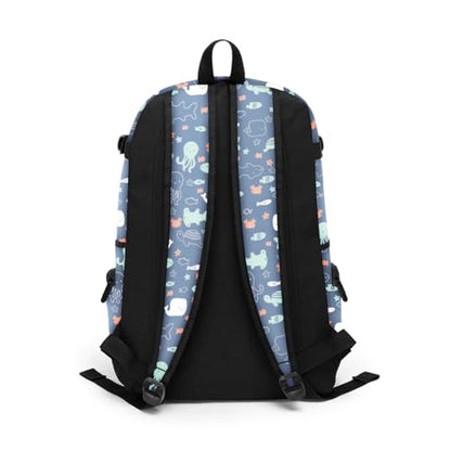 rickyh style School Backpack Travel Bag for Men & Women Lightweight College Back Pack with Laptop Compartmen - color: 01hdsj