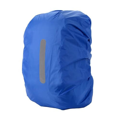 Backpack Rain Cover Waterproof Backpack Cover with Reflective Strips - 10L-70L Bag Rain Protection for Hiking Cycling Travel - color: Blue M(26L-40L)