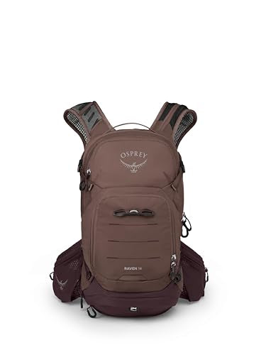 Osprey Raven 14L Women's Mountain Biking Backpack with Hydraulics Reservoir - color: Magma Brown, style: 14l