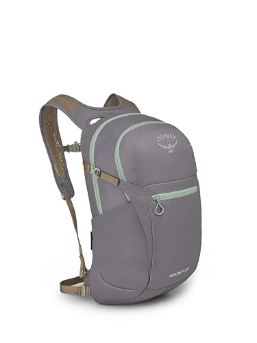 Osprey Daylite Plus Commuter Backpack - Lightweight, Everyday Pack with Laptop Sleeve and Water Bottle Pockets - Ideal for Campus, Work, and Travel with Versatile Storage, Soundwave Grey/Latte Brown - color: Soundwave Grey/Latte Brown