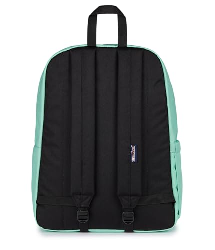 JanSport SuperBreak Plus Backpack with Padded 15-inch Laptop Sleeve and Integrated Bottle Pocket - Spacious and Durable Daypack for Work and Travel - Magic Mint - color: Magic Mint