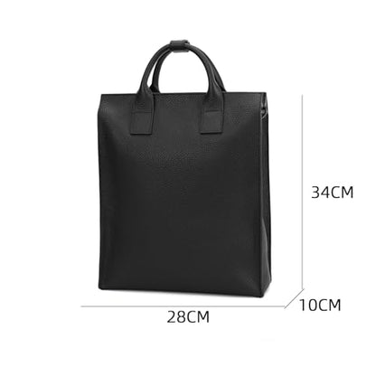 Simple and Lightweight Commuter Backpack 2025 New Business Large Capacity Computer Backpack Women's Premium Sensation Bag (Elegant Black) - color: Elegant Black