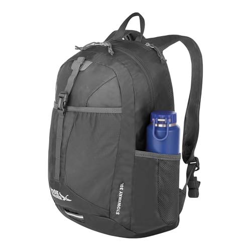 Eddie Bauer Stowaway Packable Backpack | Travel | Outdoor | Lightweight | Foldable | Durable | Ripstop Polyester | 30L - Dark Smoke - color: Dark Smoke, size: 30L