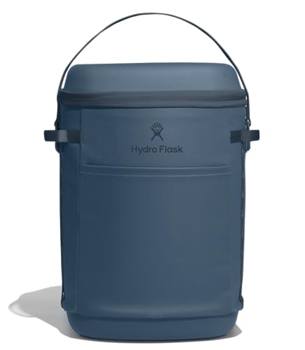 Hydro Flask Carryout Cooler Backpack - Insulated Portable Soft Cooler - 22 L Capacity in Harbor Blue - color: HARBOR BLUE, size: 22 L, style: Cooler Backpack