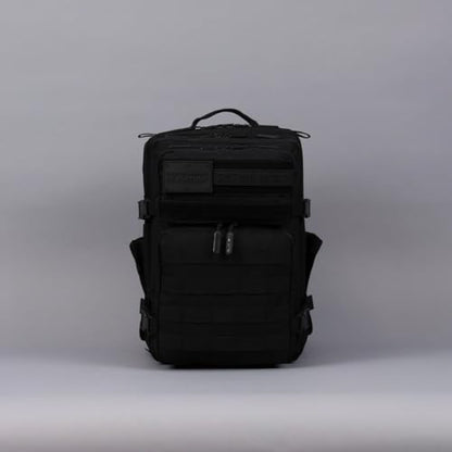 WOLFpak 25L Tactical Gym Backpack (Nightshade Edition) Durable 1000D Waterproof Oxford Material with MOLLE Webbing, Laptop Pocket & Dual Cup Holders - color: Nightshade Edition