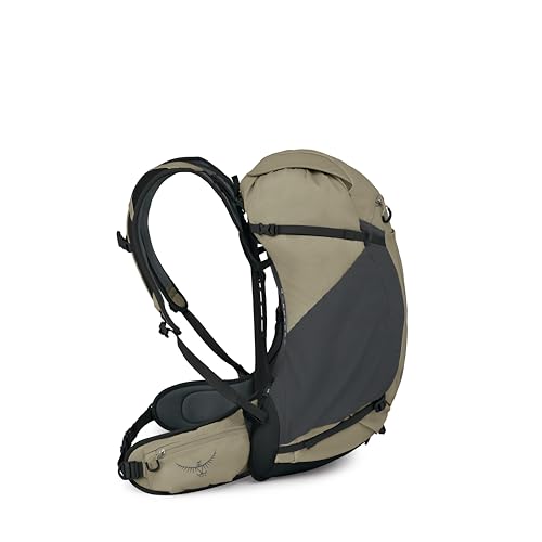 Osprey Hikelite 32L Durable Hiking Backpack - Travel Daypack with Rain Cover for Men and Women, Olive Tan - color: Olive Tan, style: 32l
