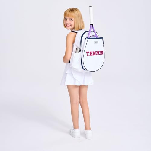Ame & Lulu Kids Big Love Tennis Backpack - color: Tennis Varsity Patches