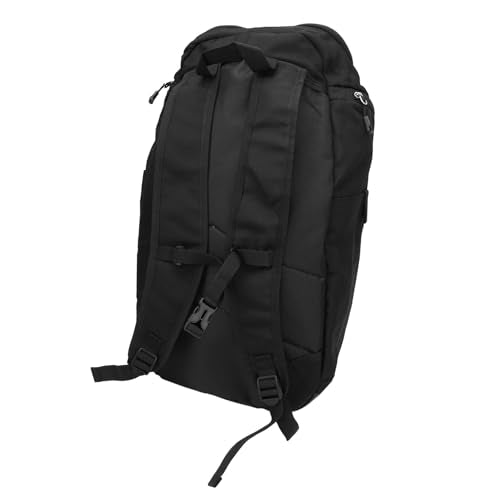 Basketball Backpack with Laptop Compartment and Wet Dry Segregation Water Lightweight Oxford Sports Backpack for Exercise Supplies and Gym - color: Black