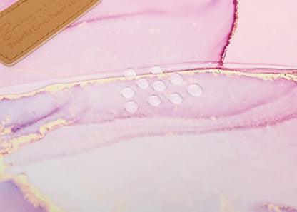 canvaslife Pink marble Patten Waterproof Laptop Shoulder Messenger Bag Case Sleeve for 14 Inch 15 Inch Laptop Case Laptop Briefcase 15.6 Inch - color: Pink Marble