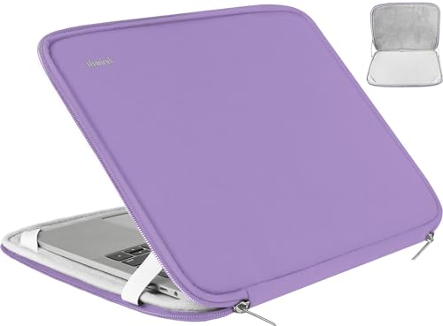 14 inch Laptop Case, Shockproof Protective Computer Sleeve Flip Cover Briefcase Carrying Bag Compatible with 14" HP, Lenovo, Asus, Acer, Notebook, Chromebook Computer, Light Purple - color: Light Purple, size: 14 Inch