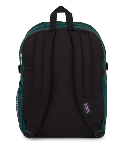 JanSport Main Campus Backpack - Travel or Work Backpack with 15-Inch Laptop Sleeve and Dual Water Bottle Pockets, Deep Juniper - color: Deep Juniper